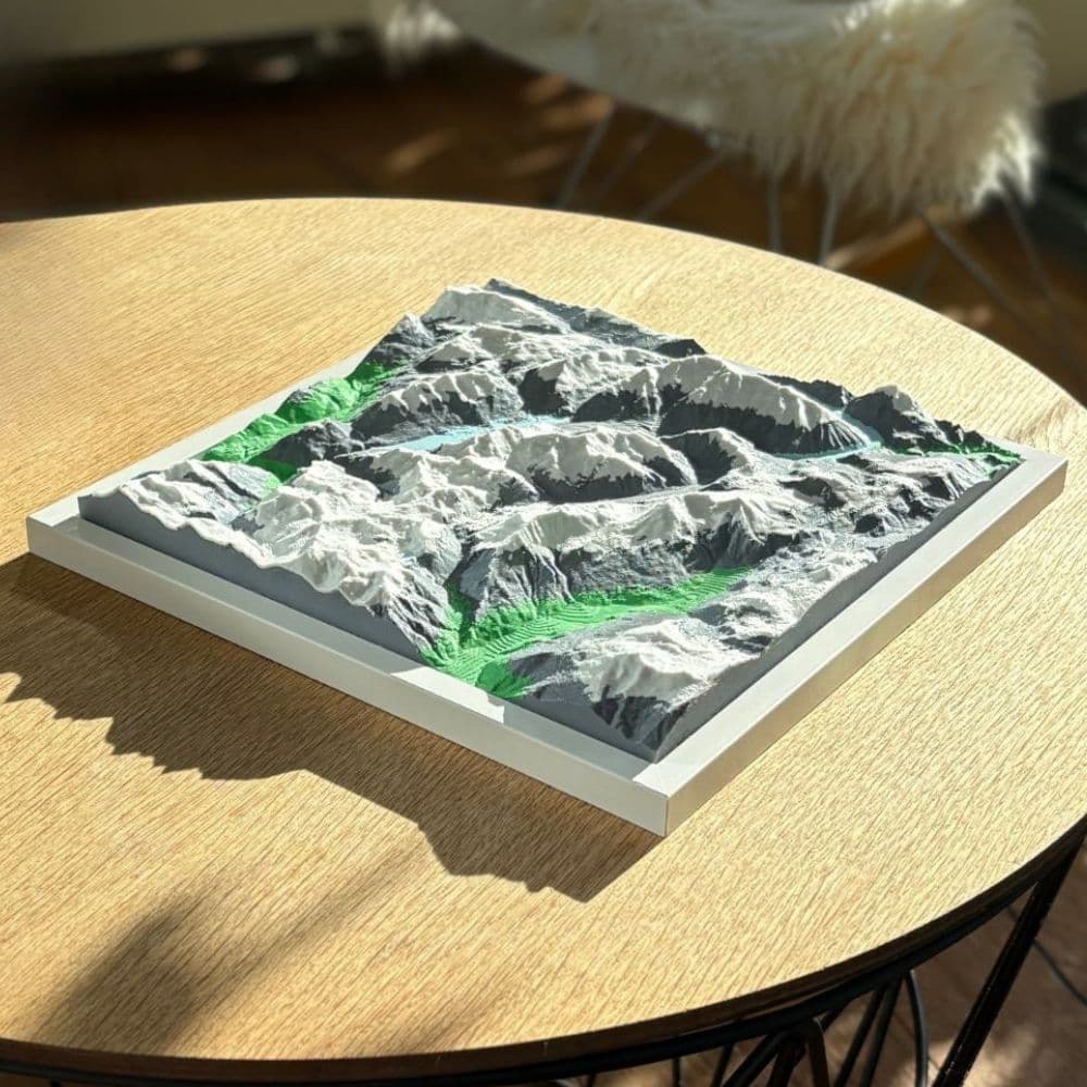 handgemachtes 3D Stadtmodell von deinem Wunschort