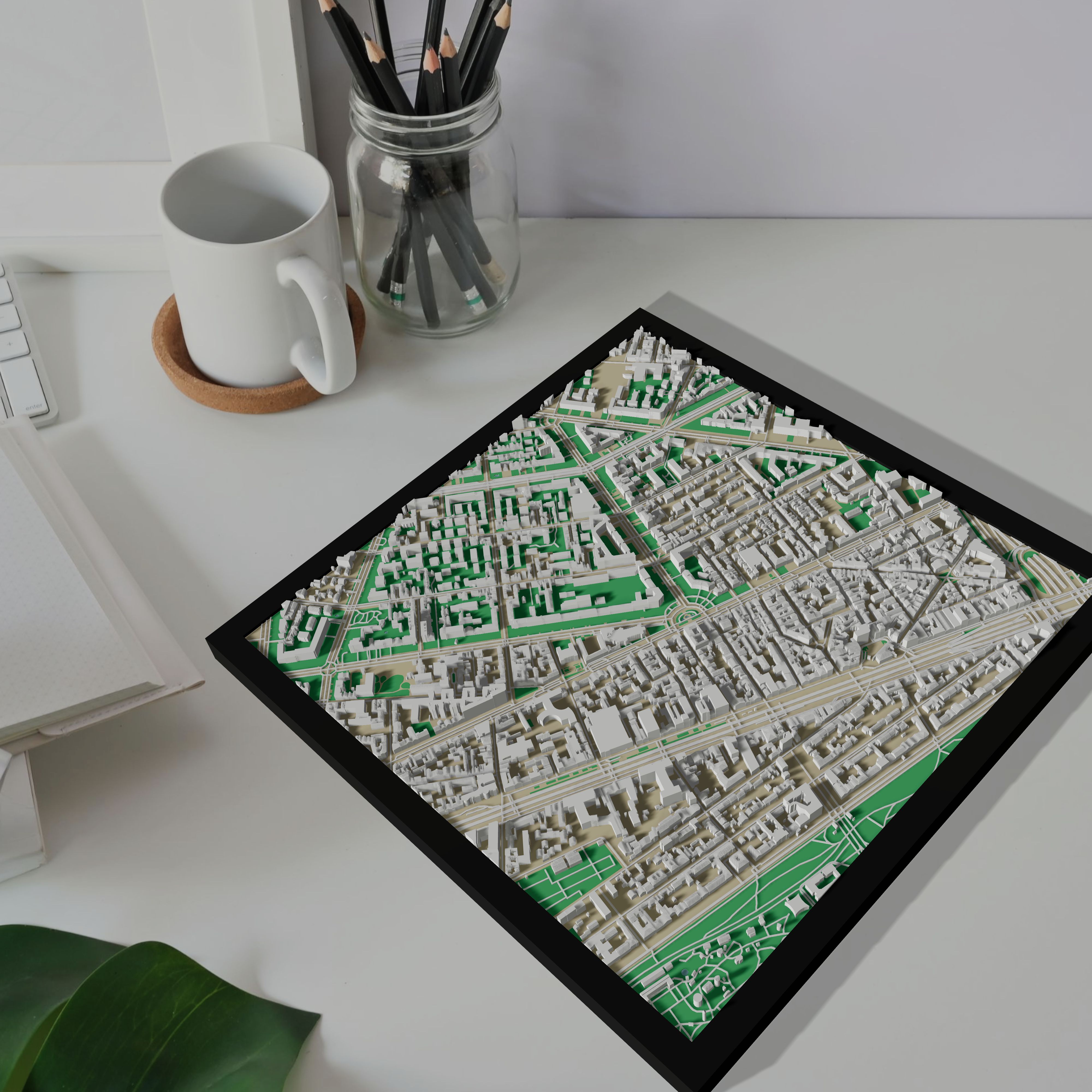 3D city model Neuilly-sur-Seine - buy architectural model